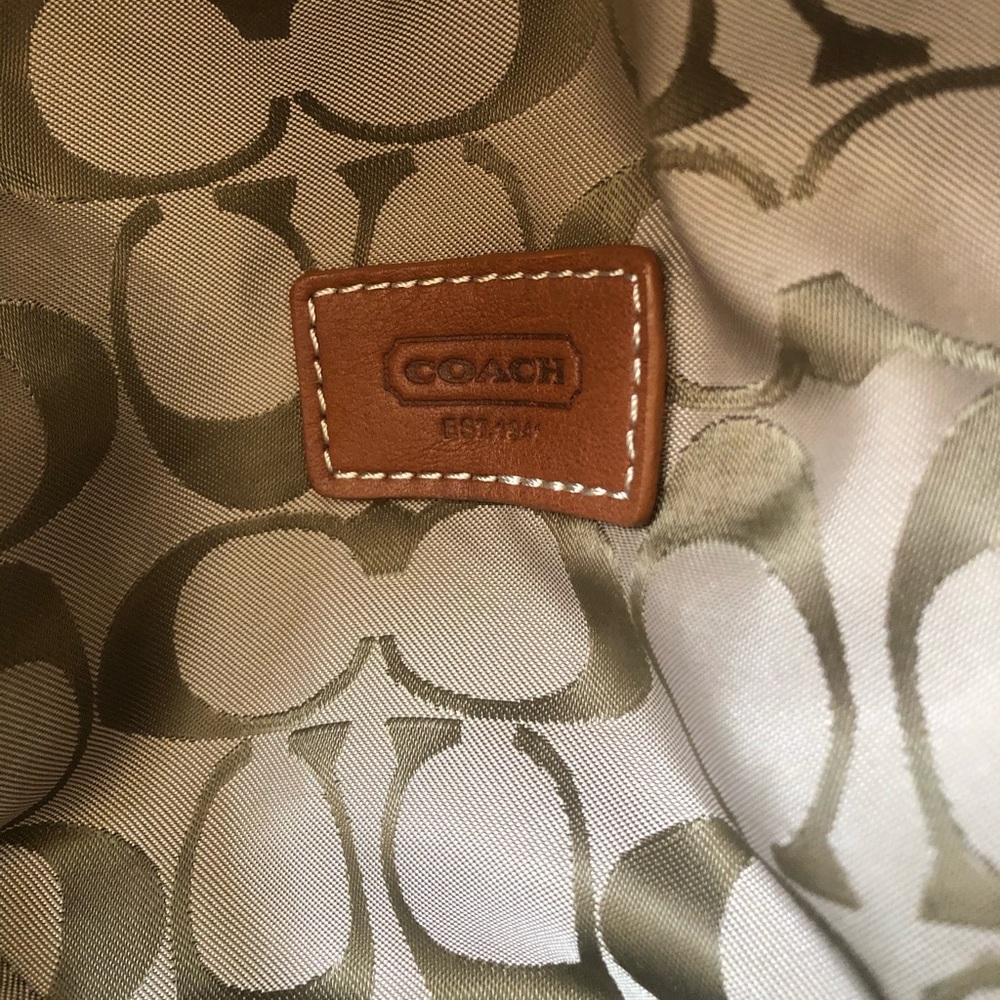 Coach suede hat